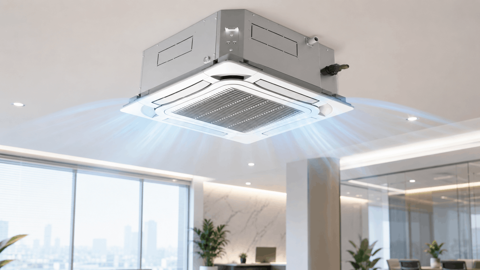 Climatiseur Cassette GREE Inverter 48000 BTU Chaud & Froid au meilleur prix en Tunisie